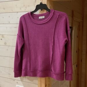 Zenana Outfitters Fuchsia Sweatshirt
